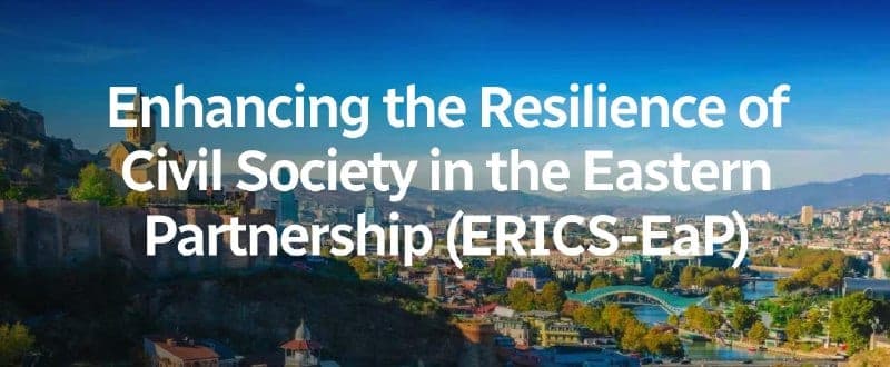 Cover for ERICS-EaP travel grants for civil society representatives