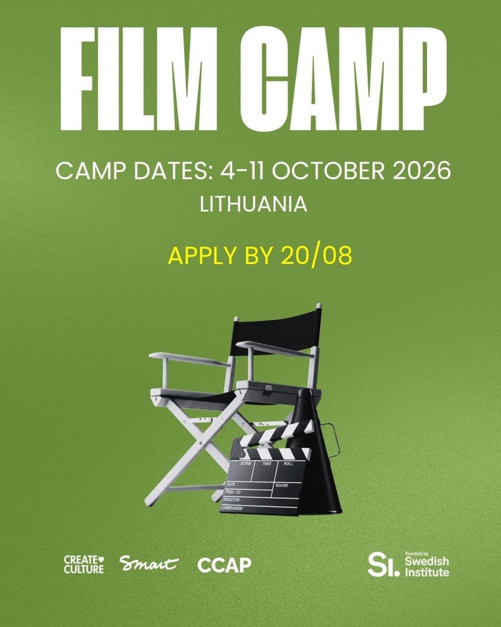 Cover for Film Camp у Літве для творцаў з Беларусі, Літвы і Швецыі