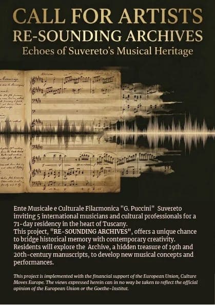 EMC Filarmonica G. Puccini: Re-sounding Archives Residency 2026 (Italy)