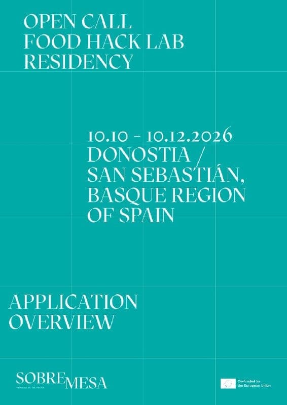 Cover for Sobremesa: Food Hack Lab Residency