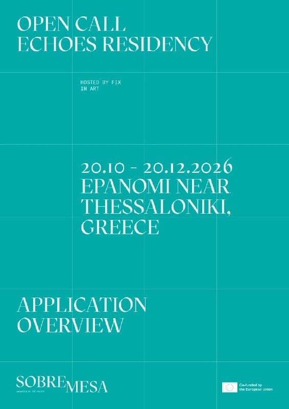 Cover for Sobremesa: Echoes Residency in Greece