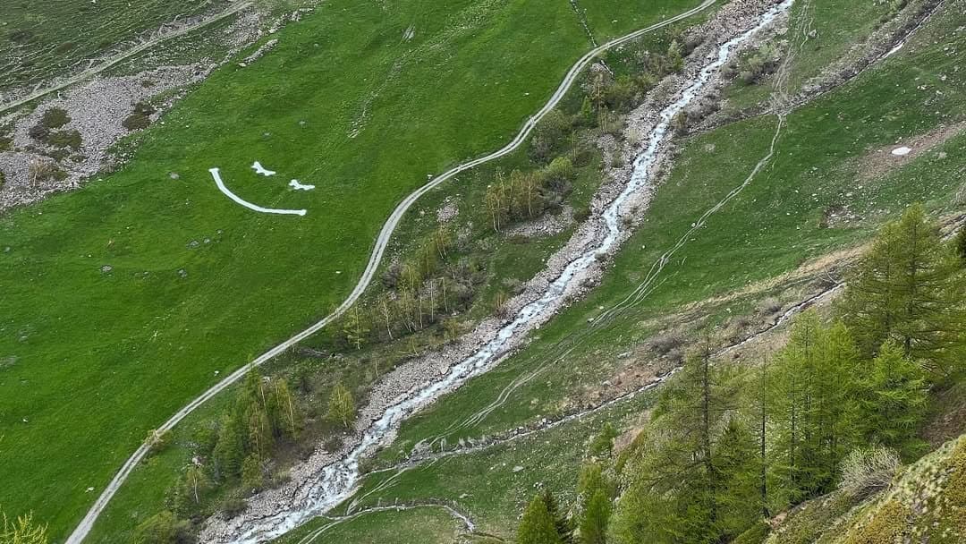 Art project “Living Planet Earth”My new art project was created this spring in the Italian Alps.