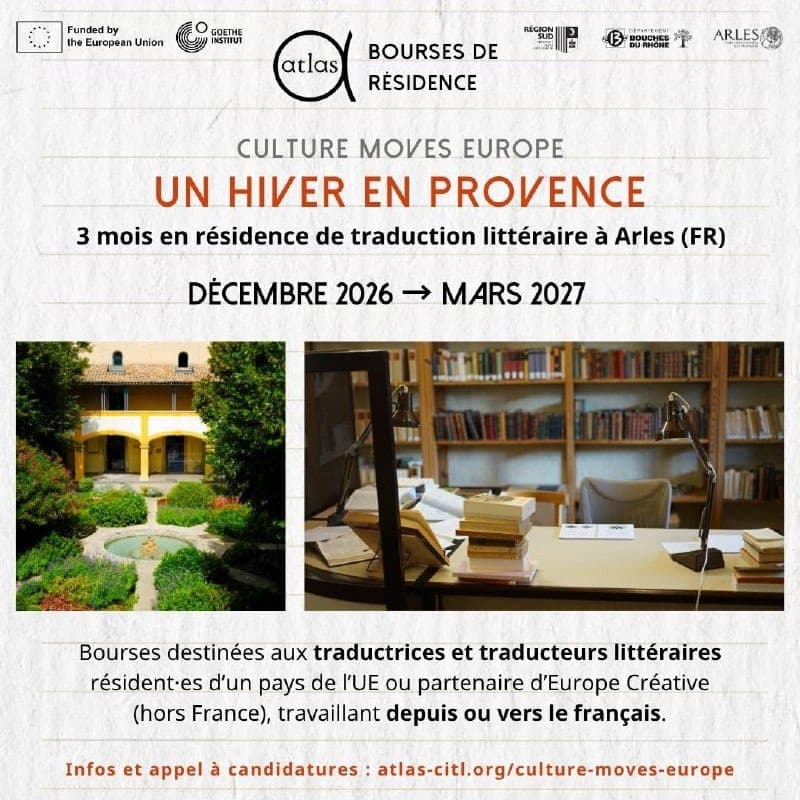 Cover for Un hiver en Provence — рэзідэнцыя для літаратурных перакладчыкаў(-ц) у Францыі