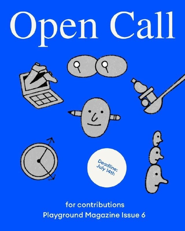 Cover for Playground Magazine — open call для ўдзельнікаў шостага нумара