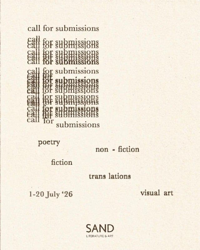 Cover for SAND 30 — open call для аўтараў, перакладчыкаў і мастакоў