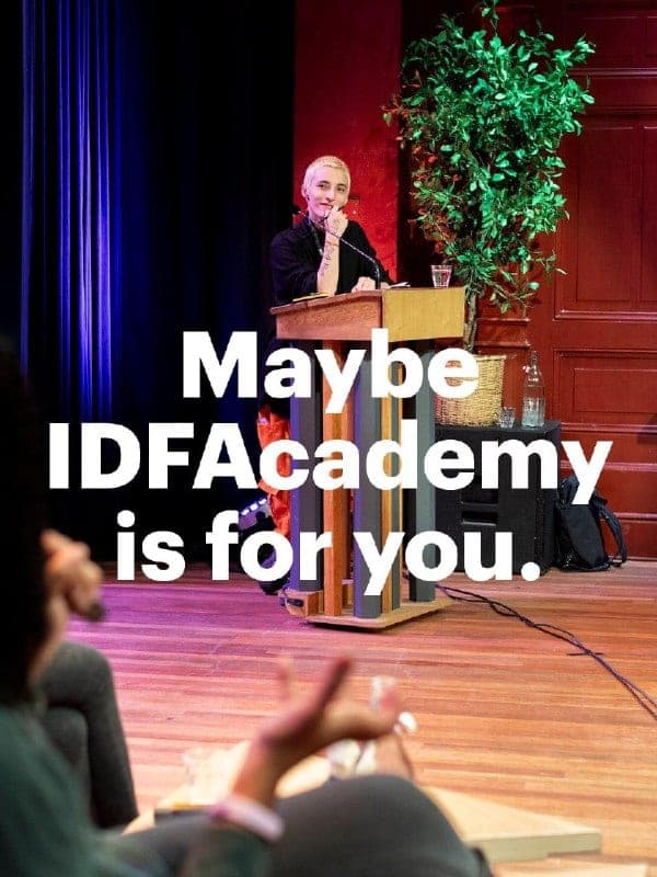 Cover for IDFAcademy — трэнінг для дакументалістаў(-ак) у Амстэрдаме