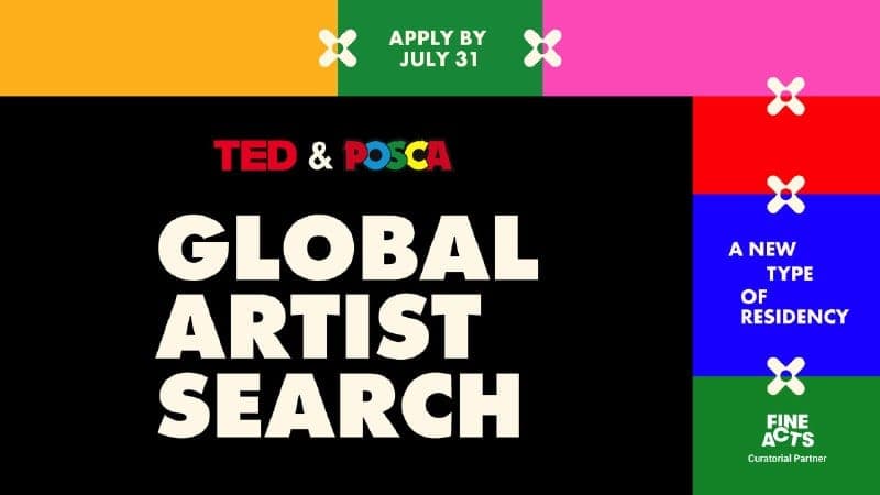 Cover for TED & POSCA Global Artist Residency